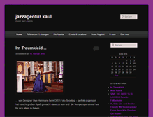 Tablet Screenshot of jazzagentur-kaul.de